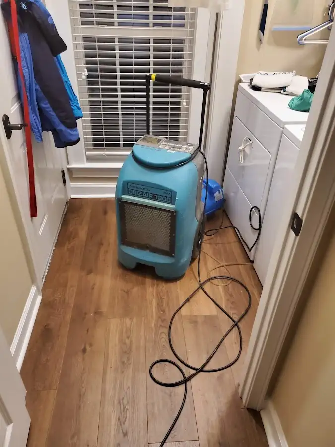Commercial dehumidifier deployed for Crawl Space Restoration in Anderson